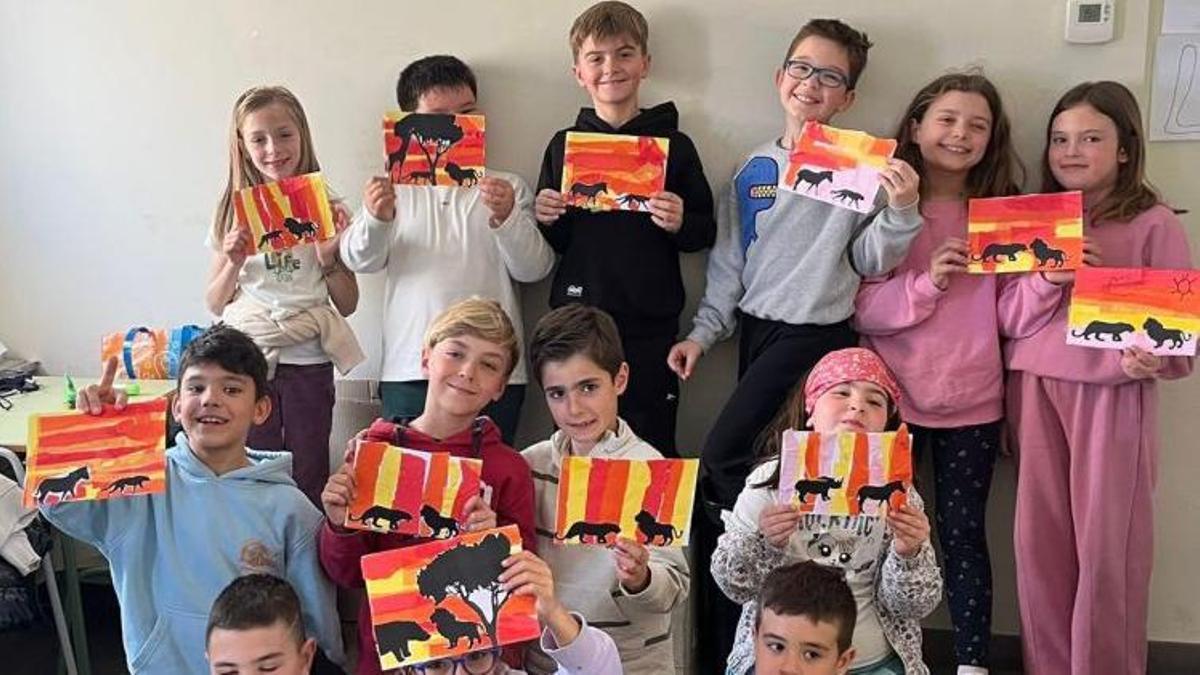 Pintaron autenticas obras de arte  gracias a su imaginación.