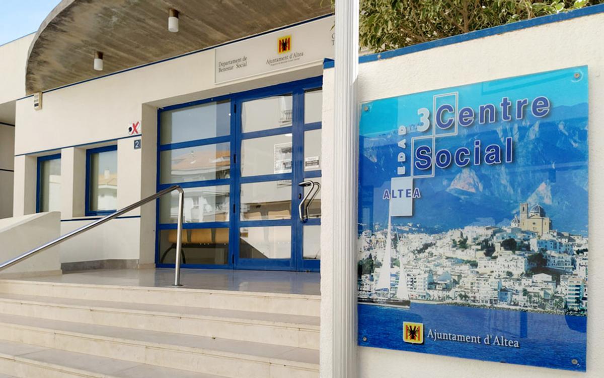 Fachada principal del Centro Social de Altea.