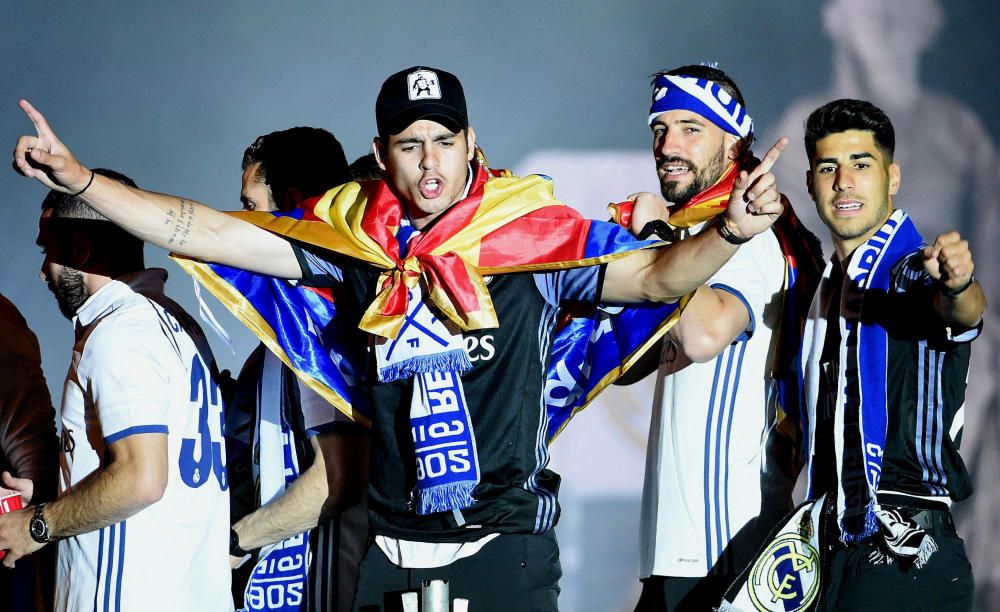 Fiesta del Real Madrid en Cibeles