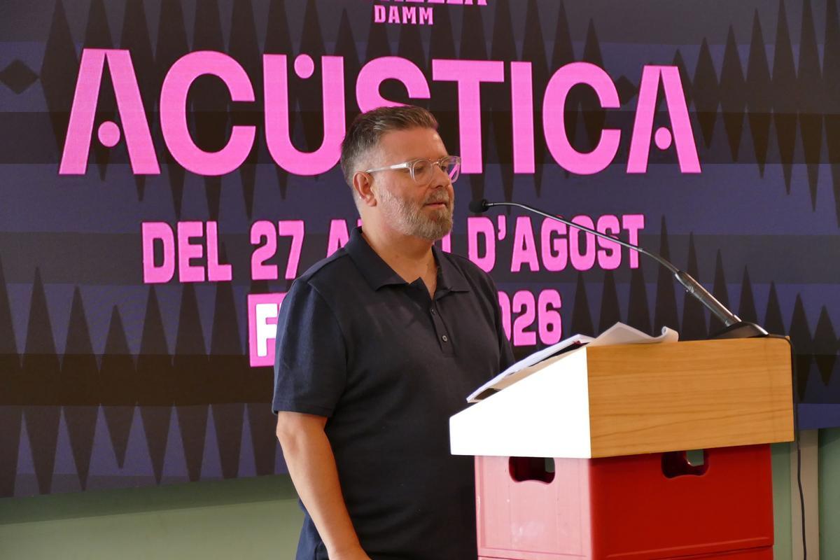 EN IMATGES | El Festival Acústica presenta el cartell de la seva vint-i-tresena edició a l'Antiga Fàbrica Estrella Damm