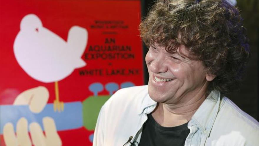 Michael Lang, productor y creador del festival de Woodstock, que hace 40 años reunió a un millón de personas.