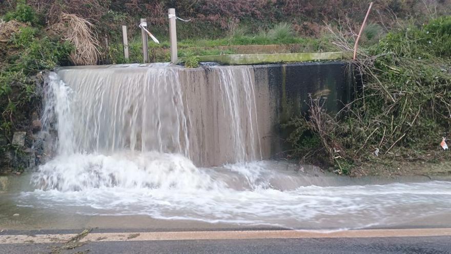 Los desbordamientos en el arenero de Suevos. |  LOC