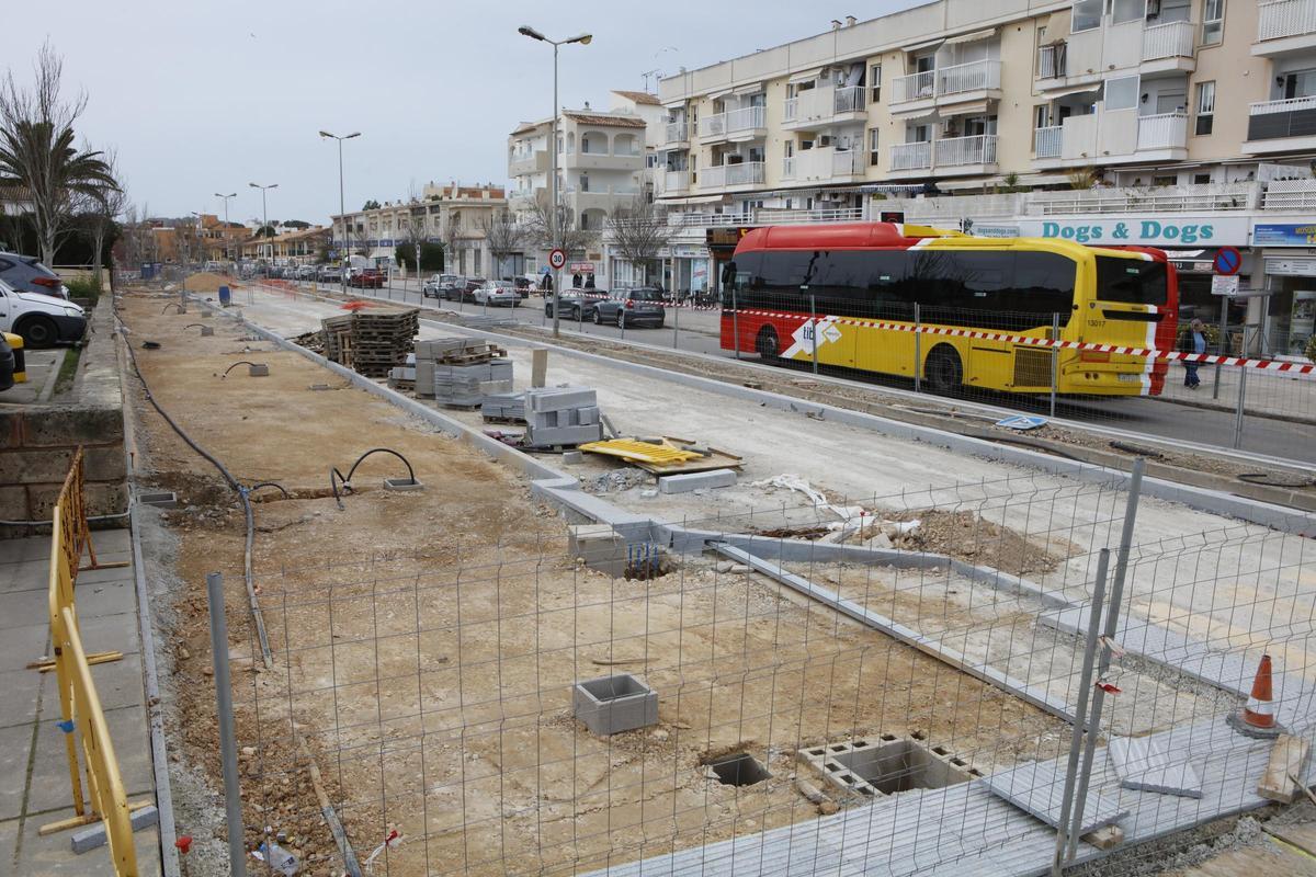 Santa Ponça macht sich schick für die Saison: So sieht es an den Baustellen im Urlaubsort derzeit aus