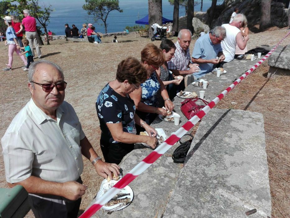 Sardiñada para celebrar la Virxe da Roca de Baiona