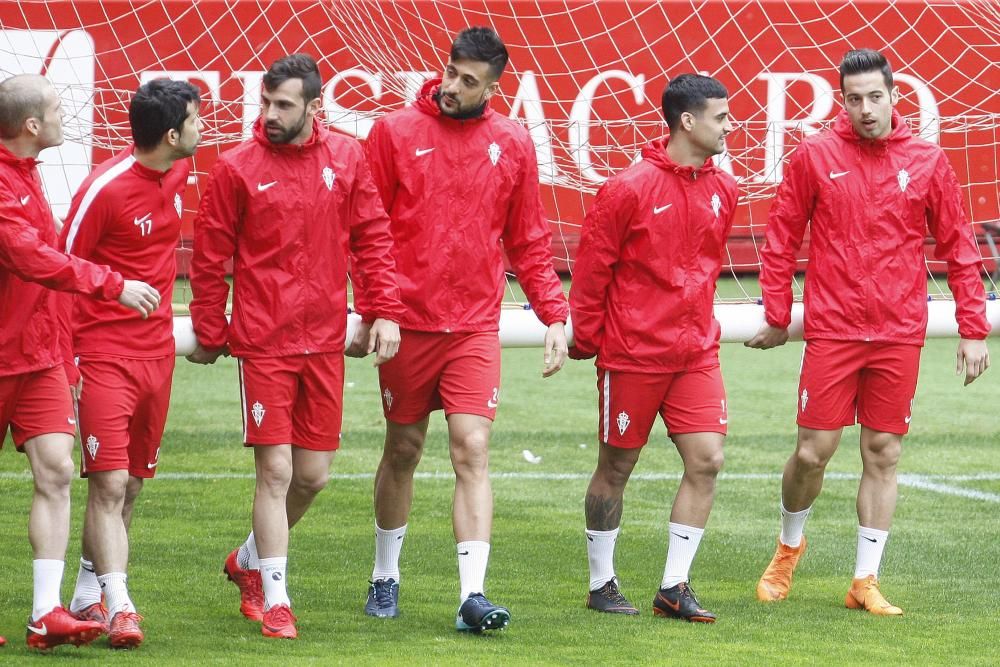 Entrenamiento del Sporting