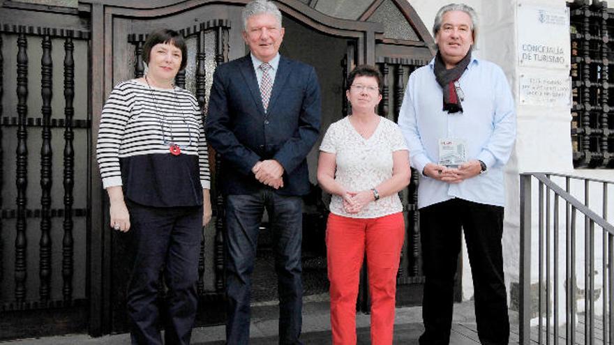 Lorett Rodríguez Schaefer, Pedro Quevedo, Judith Metz y Johannes Peter.