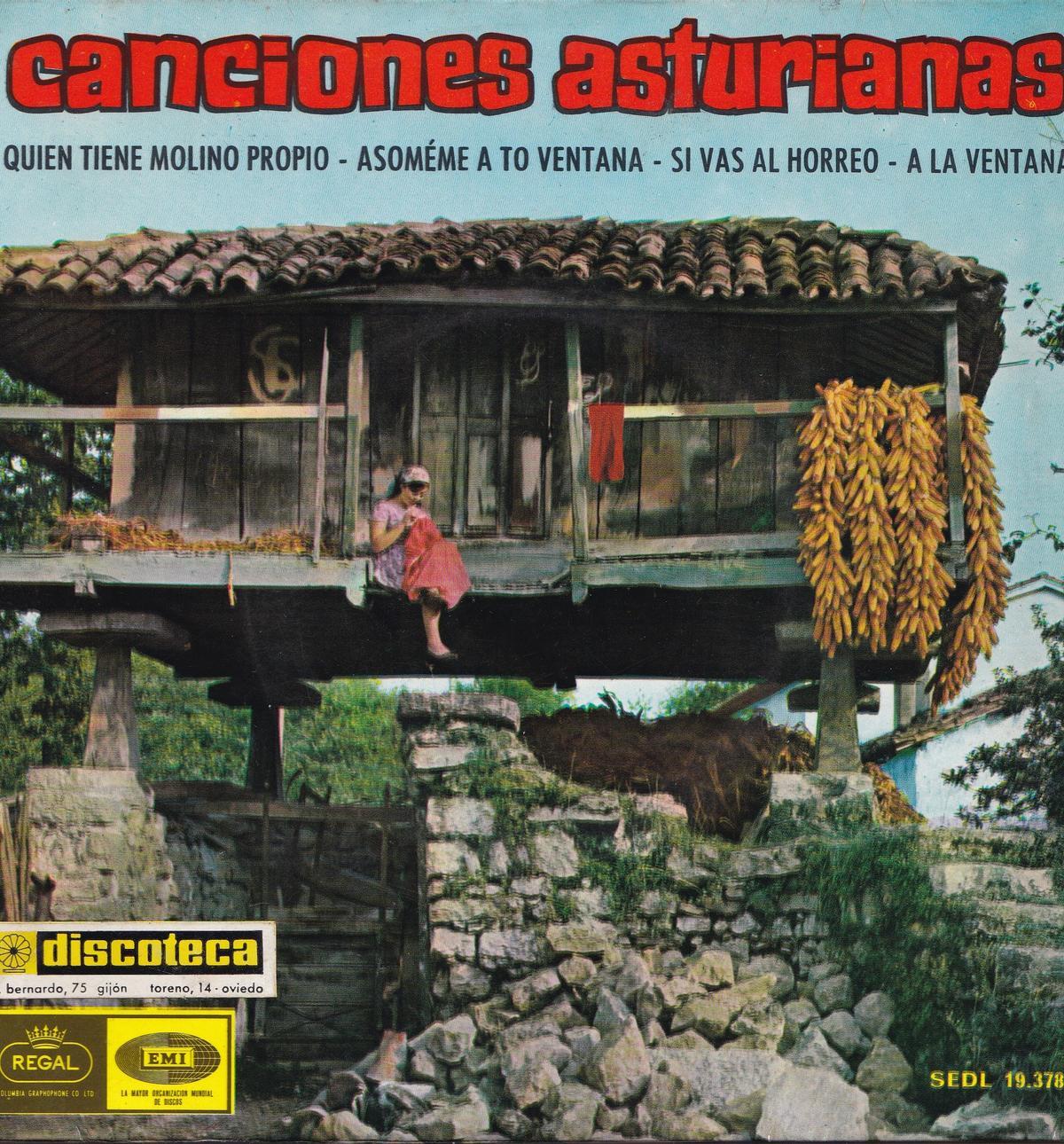 Portada de un disco con un hórreo como protagonista.