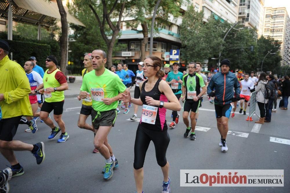 Murcia Maratón. Salida