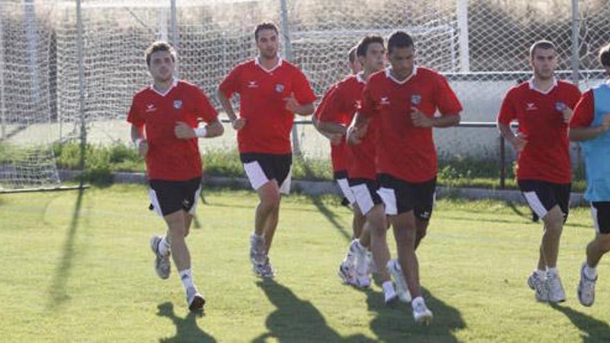 Iker Torre, durante un entrenamiento.