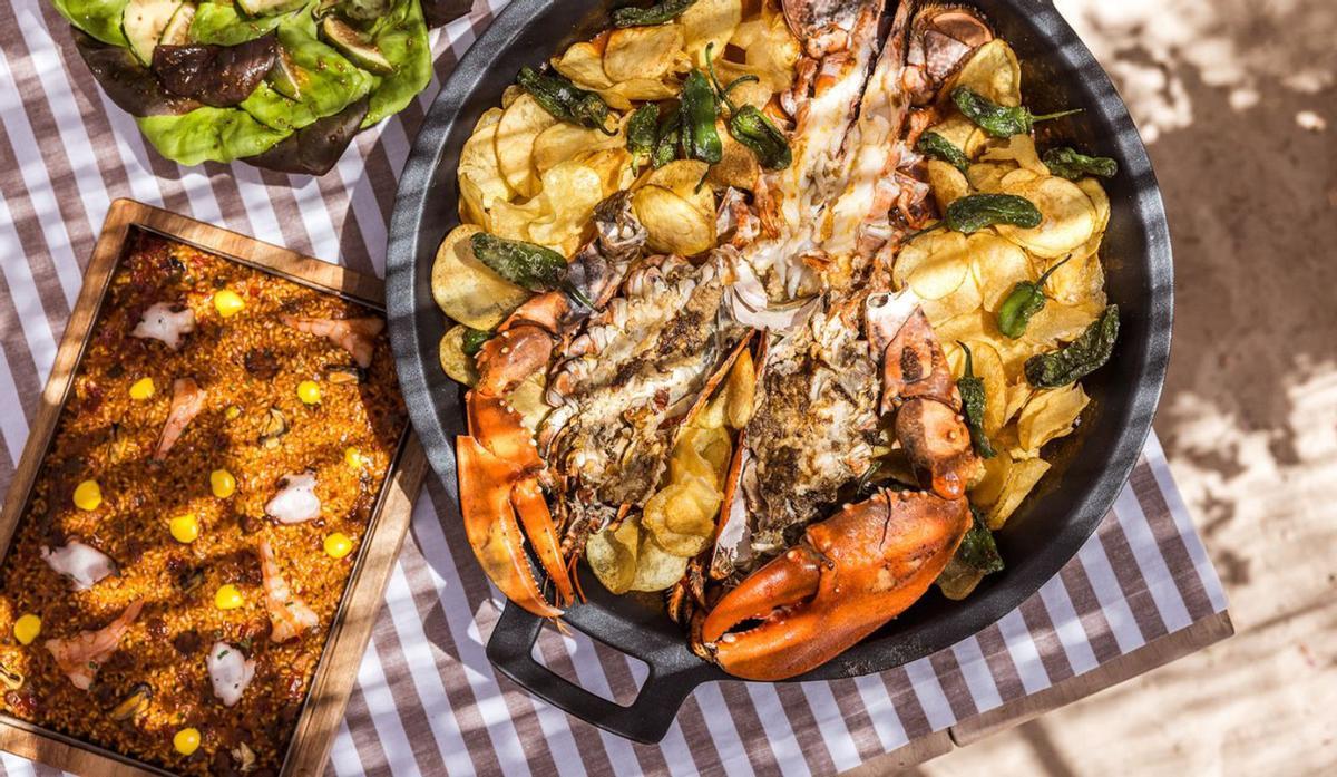 El bogavante Formentera es uno de los platos estrella de Teranka. | TERANKA
