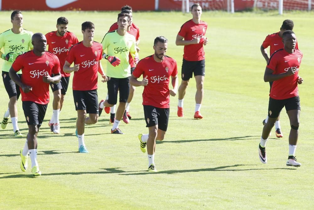 Entrenamiento del Sporting