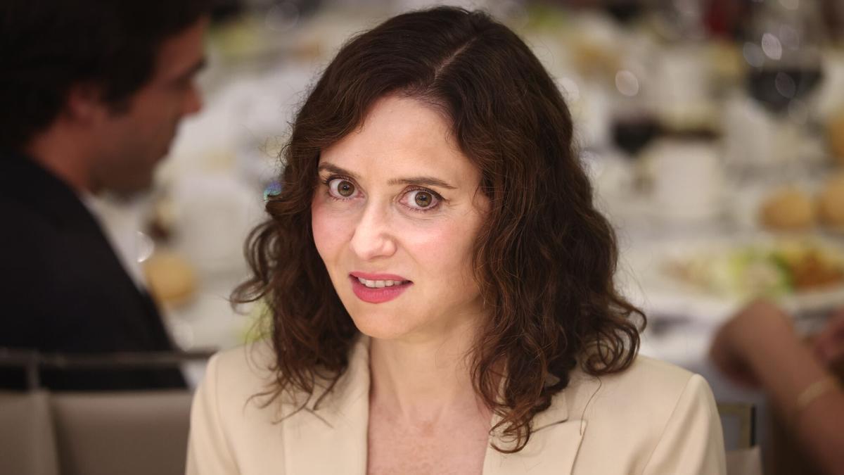 Isabel Díaz Ayuso, en el Club Siglo XXI