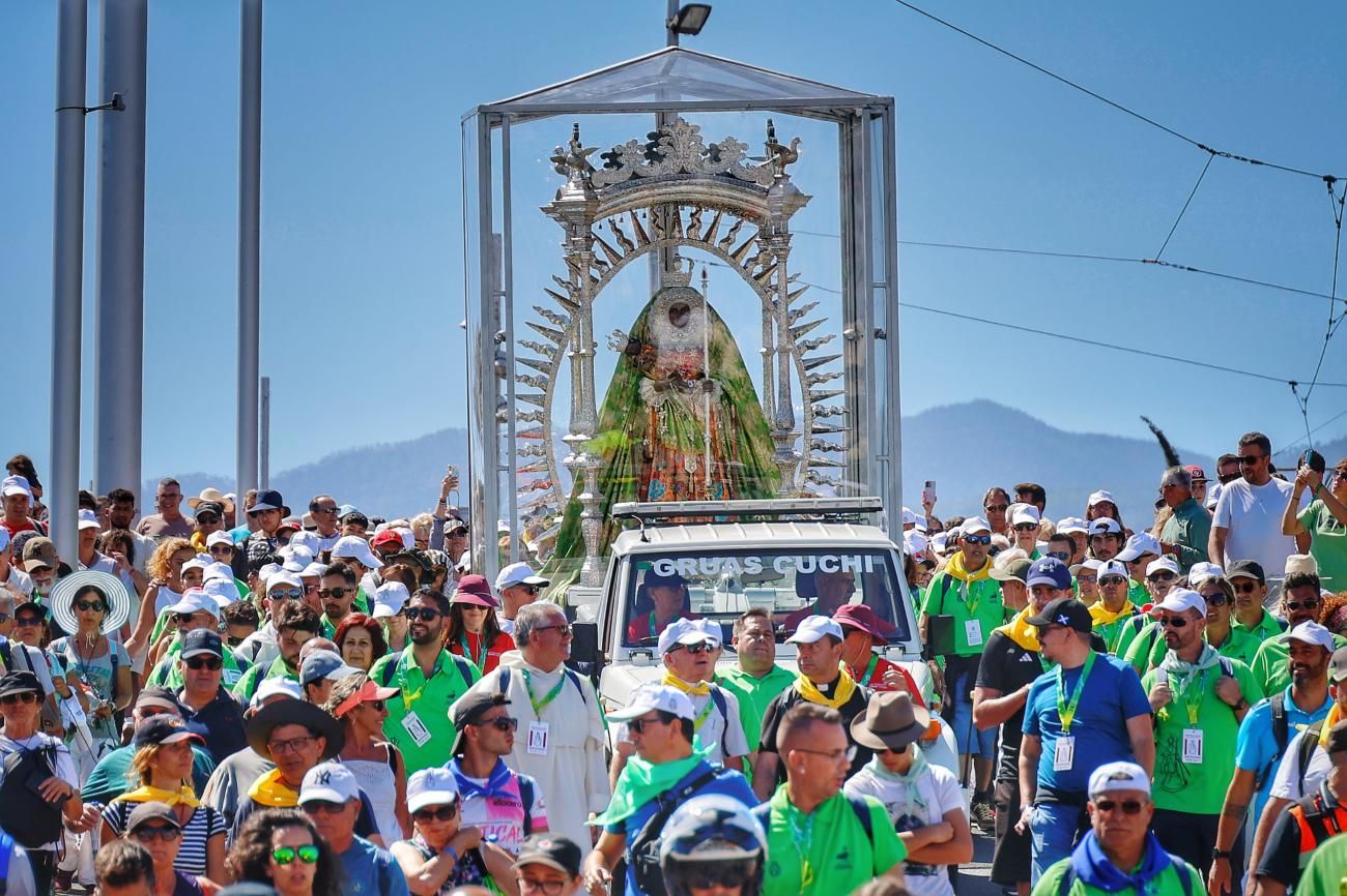 La 'Morenita' visita el Hospital de Nuestra Señora de La Candelaria