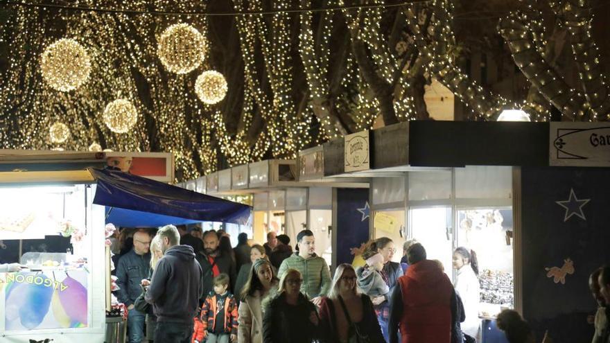 Uno de los mercadillos navideÃ±os de Palma.