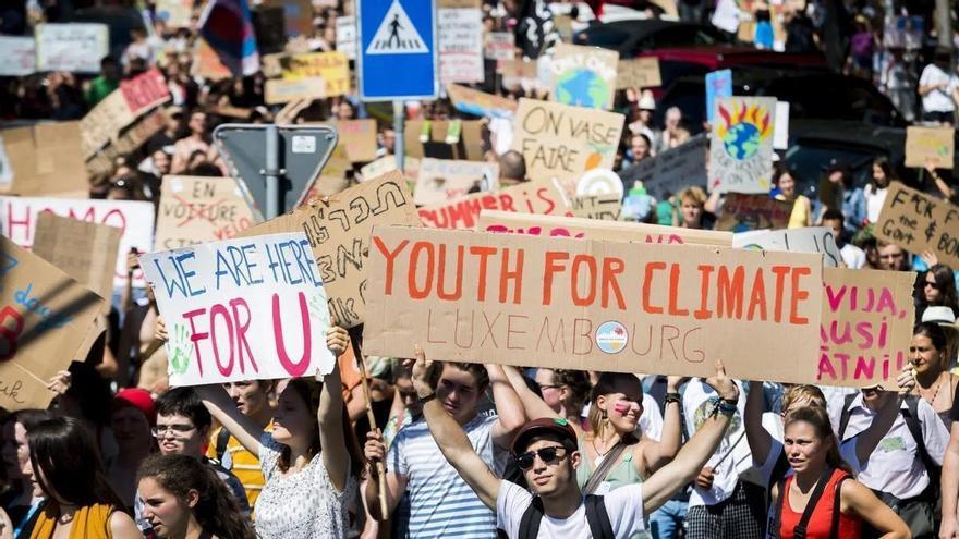 Jóvenes ecologistas convocan este viernes una huelga mundial por el clima: &quot;El futuro se seca y nuestra casa está en llamas&quot;