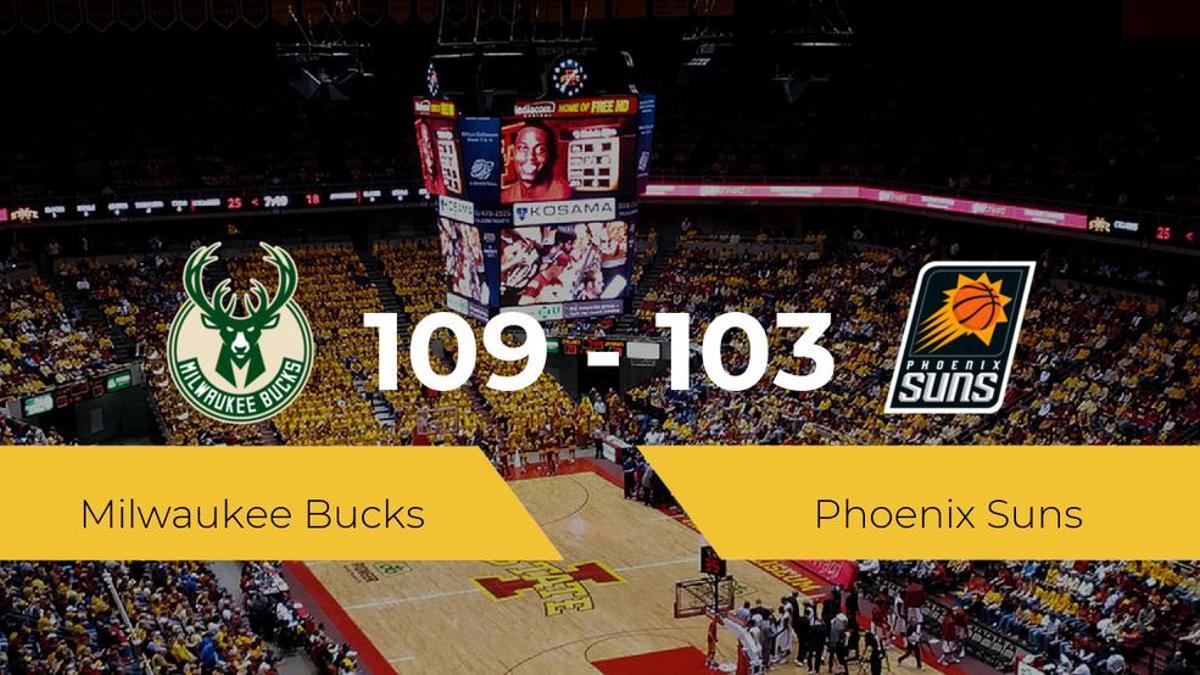Triunfo de Milwaukee Bucks ante Phoenix Suns por 109-103