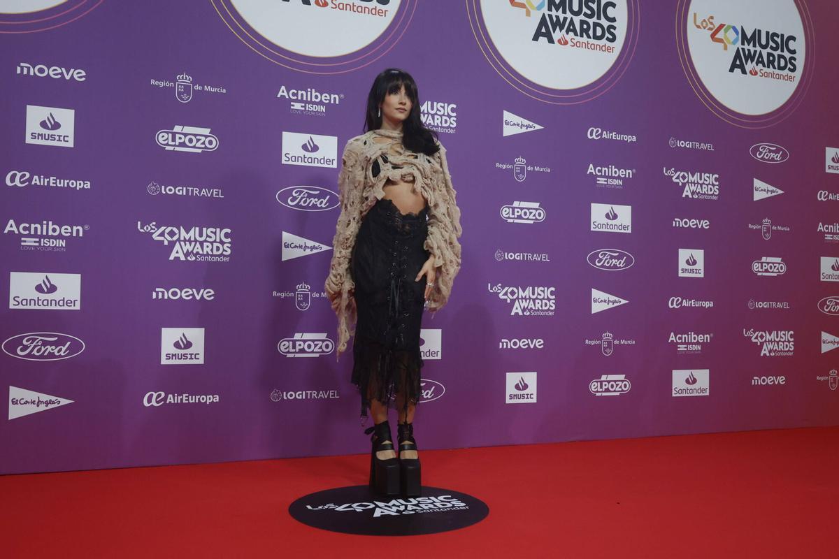 Valencia. Roig Arena Alfombra roja de Los 40 Music Awards Santander VLC