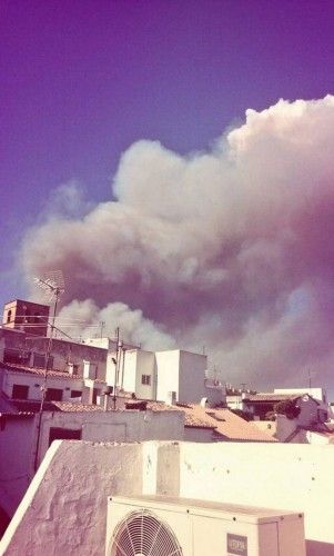 Incendio forestal en Xàbia