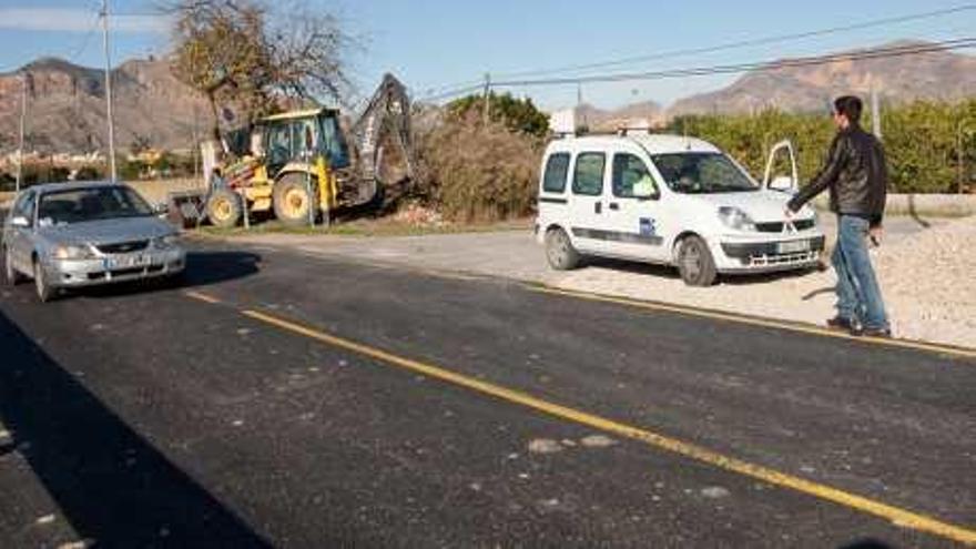 La carretera de Hurchillo, por fin con asfalto