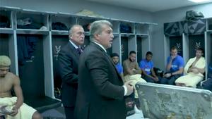 Laporta, a l’equip i a Xavi: «¡Aquest és el camí! N’estem orgullosos»