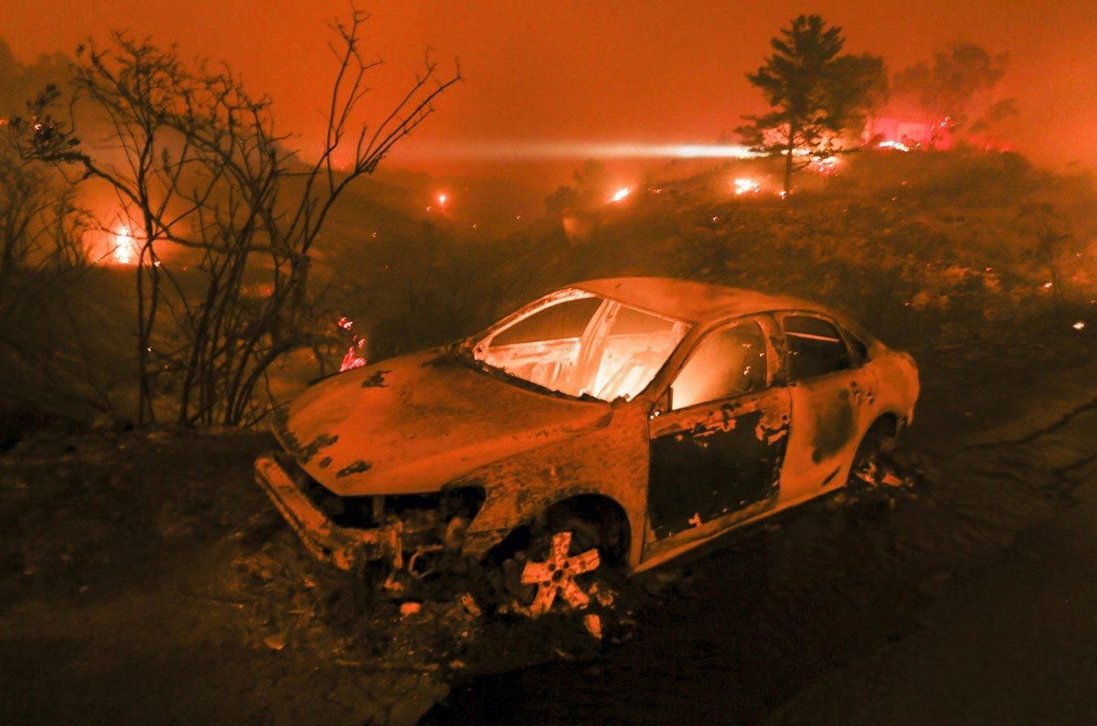 El devastador incendio de California en imágenes