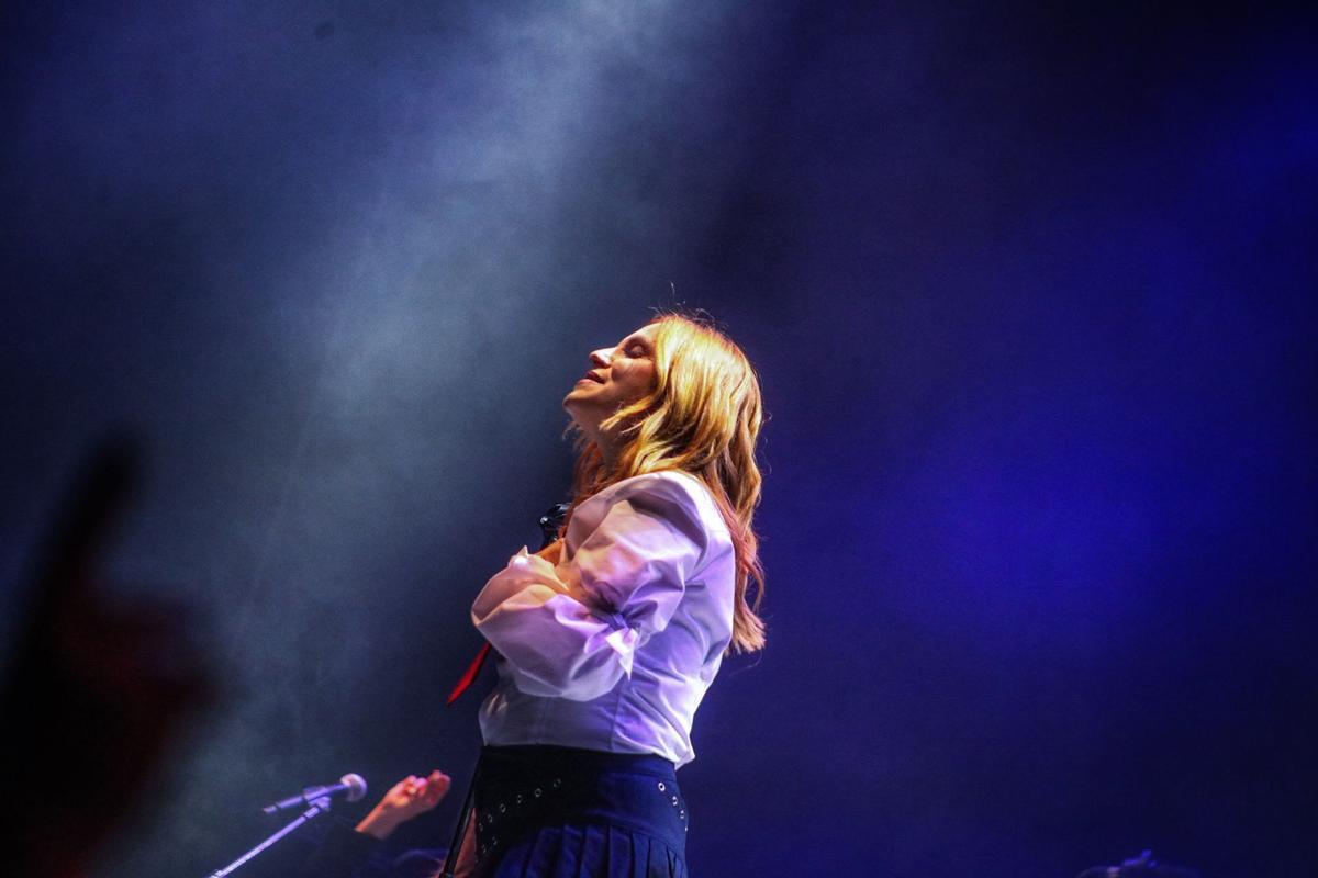 GALERÍA | Las imágenes más especiales del concierto de Leire Martínez en la Plaza Mayor de Zamora