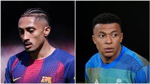 Raphinha y Mbappé se verán las caras en el amistoso Brasil-Francia en Estados Unidos