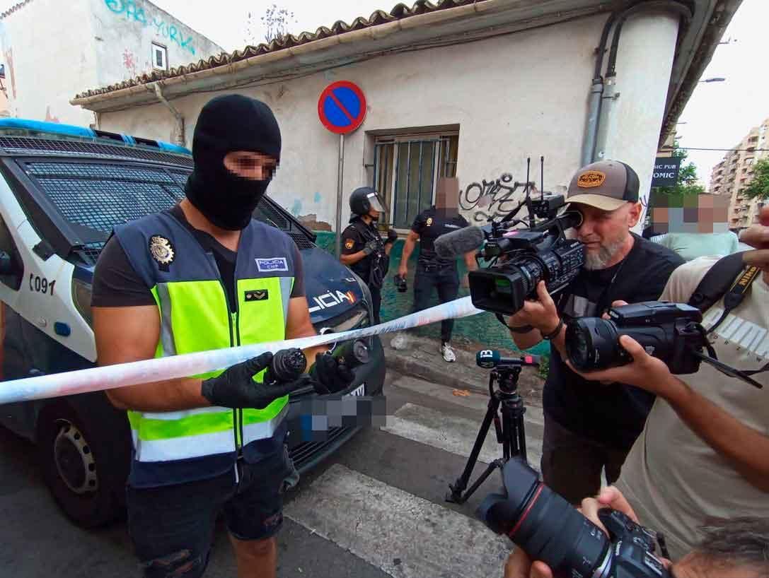 La redada antidroga en la Soledat, en imágenes