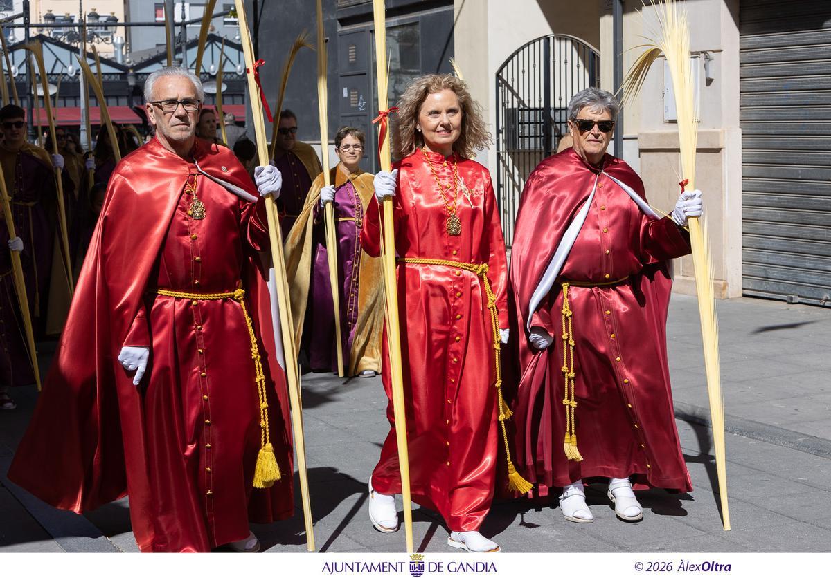 Gandia abre la Semana Santa con el Domingo de Ramos y el Vía Crucis Viviente