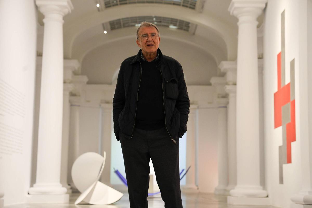 Jose María Yturralde, en el Centre del Carme.