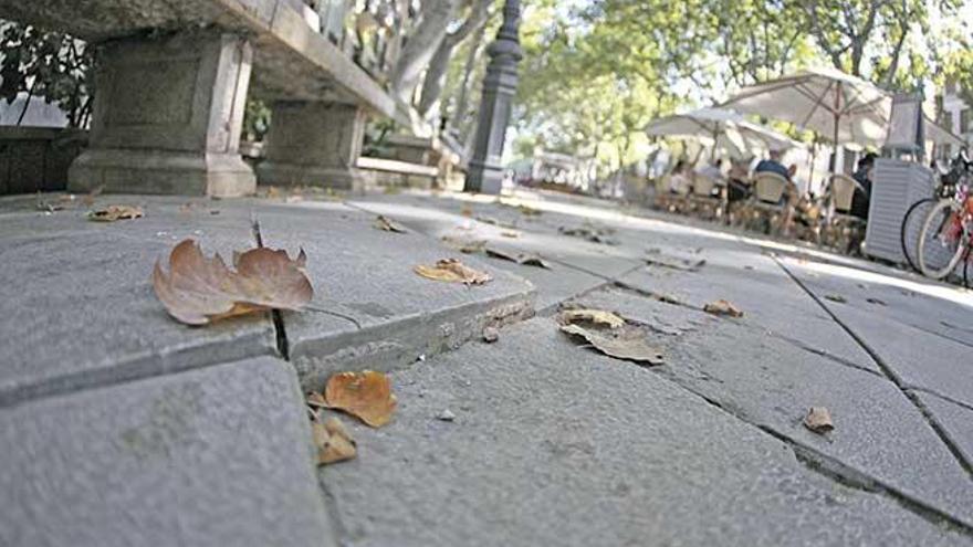 Plaza de España La degradación del punto neurálgico de Palma