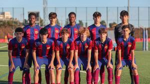 Once inicial del Cadete B de David Sánchez