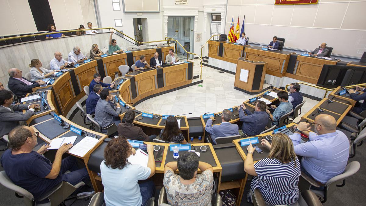 Reunión del Consejo Económico y Social de la provincia de Alicante, celebrada este lunes