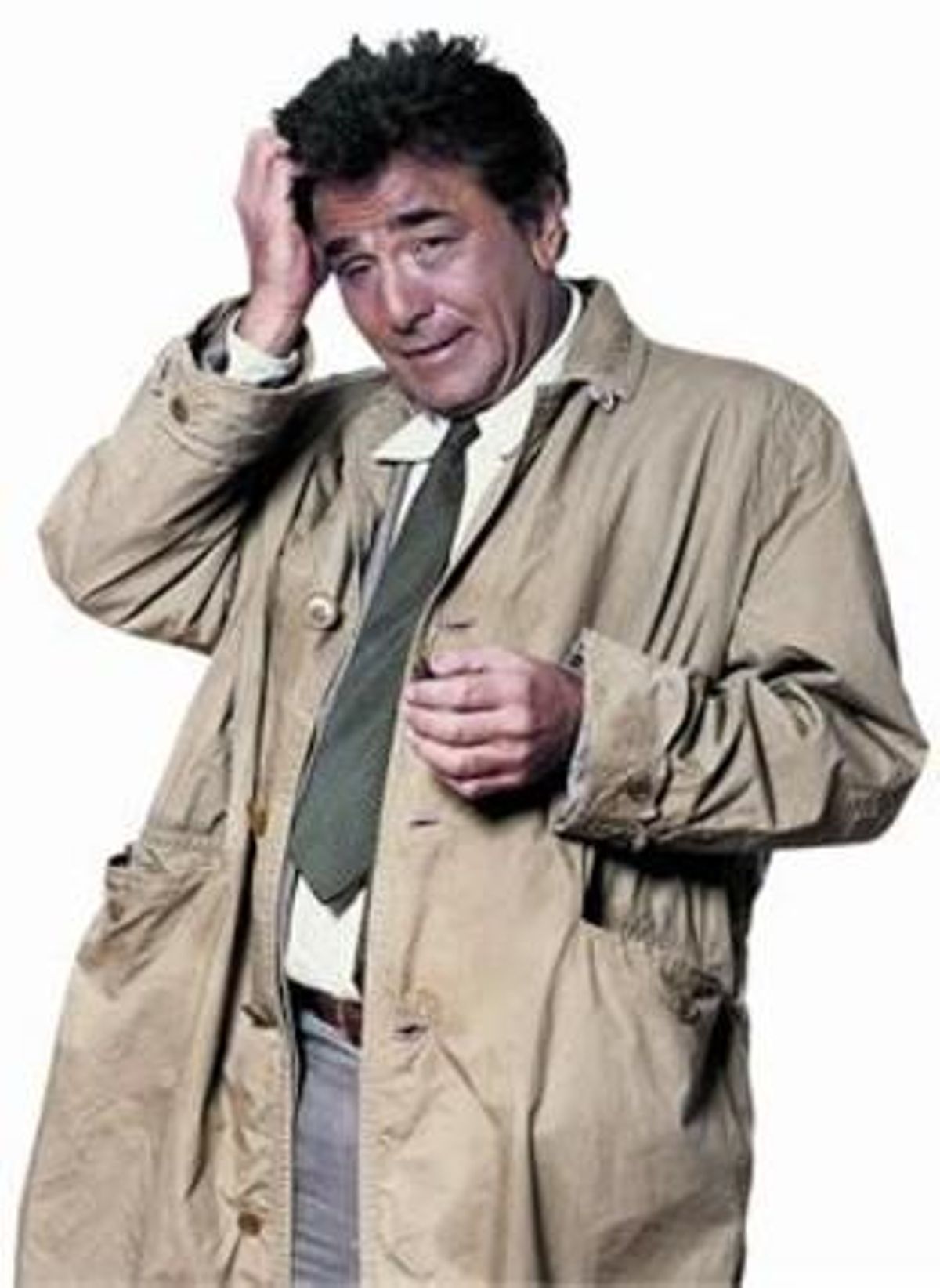 LLEGENDA CATÒDICA. Peter Falk, encarnant el llegendari tinent Colombo, amb la seva inseparable gavardina.