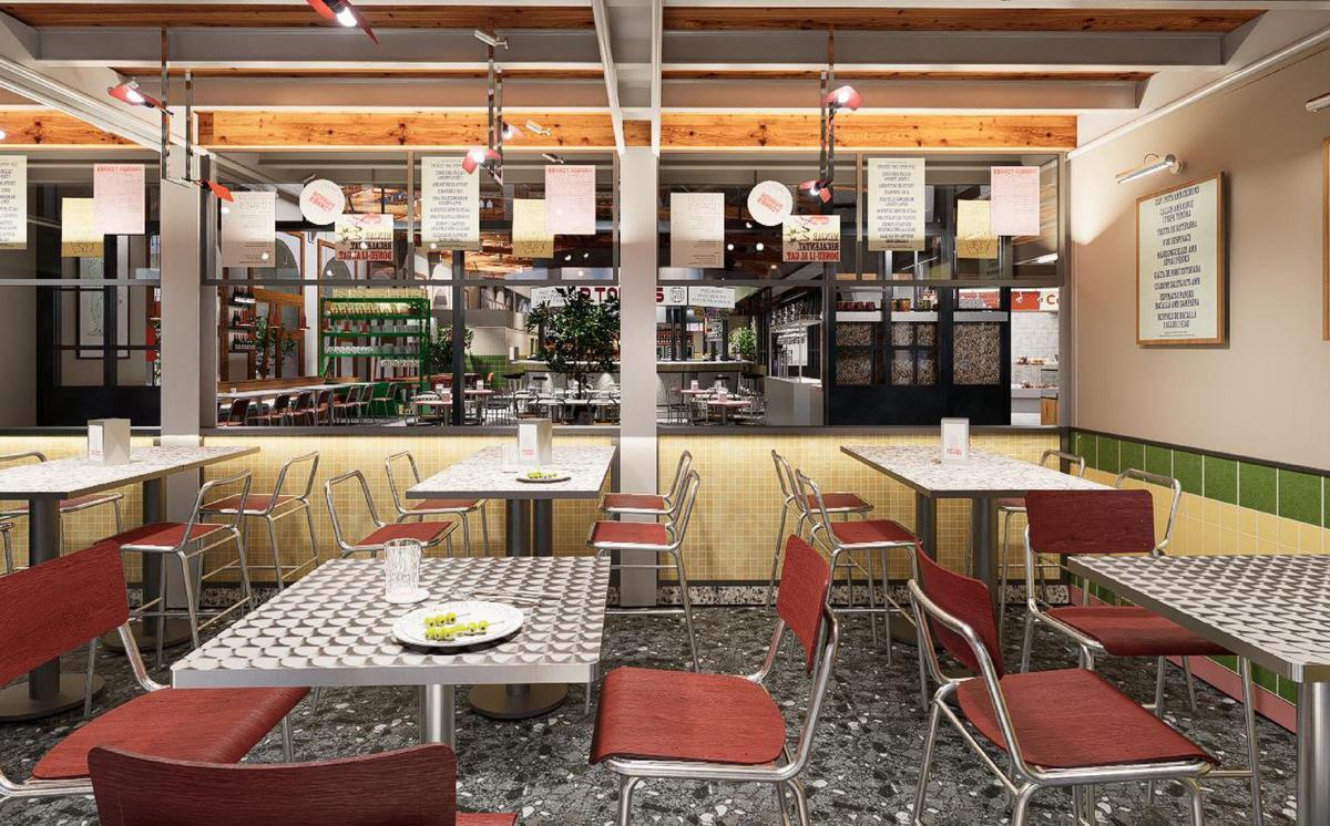 Otro render del futuro restaurante.