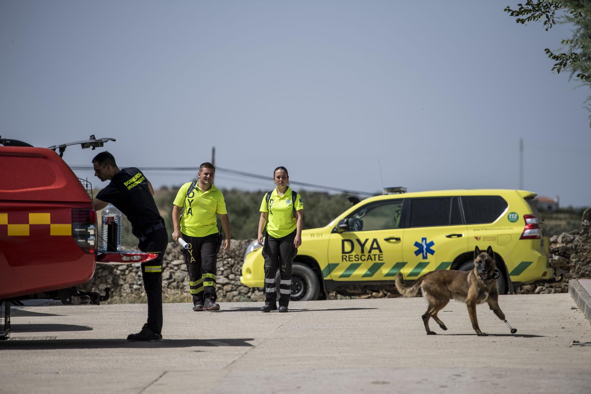 Búsqueda del hombre desaparecido en Plasenzuela