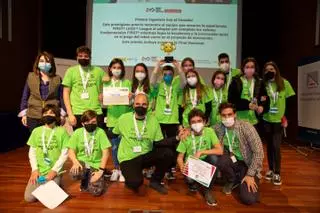 El IES Mare Nostrum de Alicante gana la competición de robótica en la UA