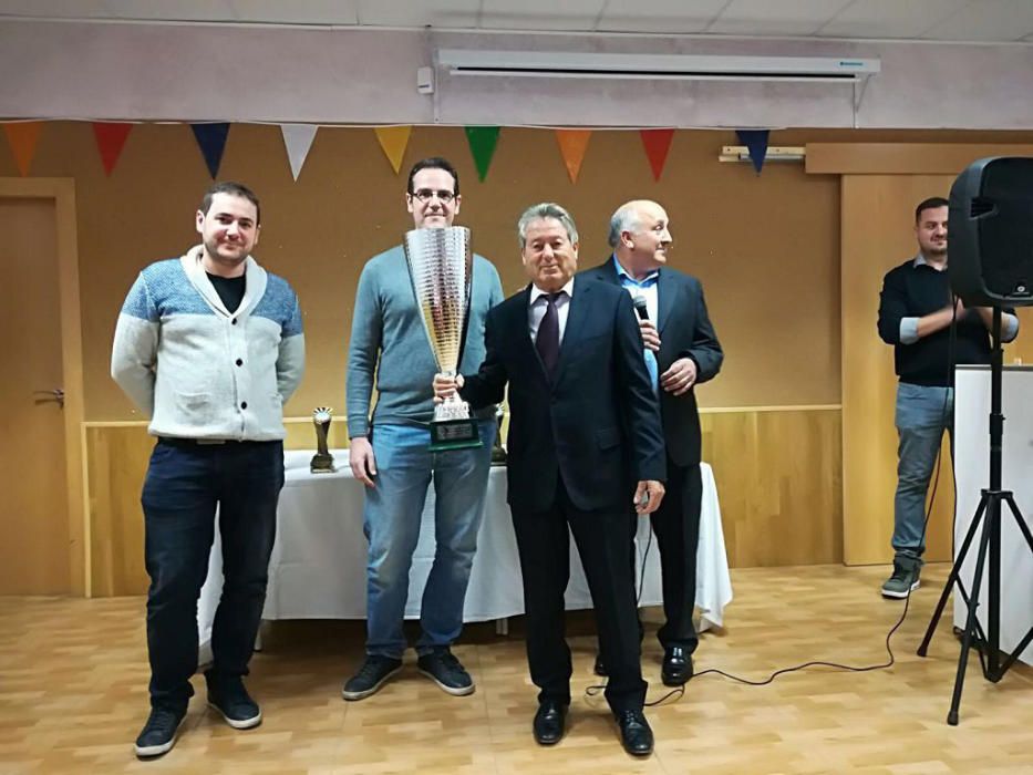 Entrega de premios de la Liga de Bolos Huertanos