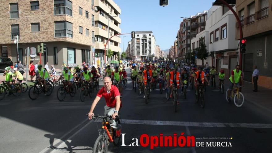 Ciclo paseo en Lorca para clausurar los juegos deportivos del Guadalentín