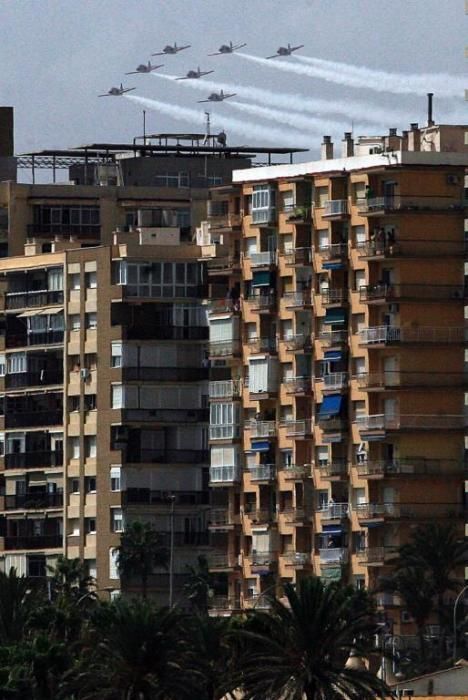 Así fueron los festivales aéreos de 2009 y 2010 en Málaga