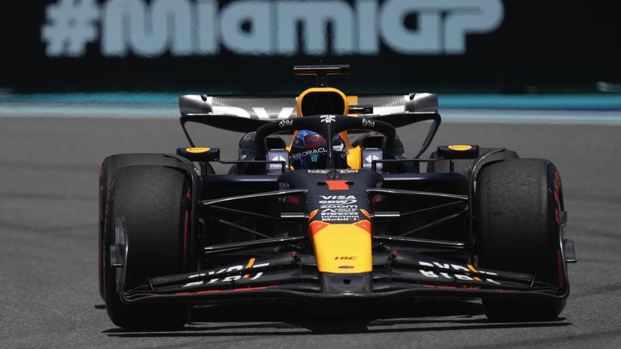 Verstappen domina una atípica clasificación sprint en Miami