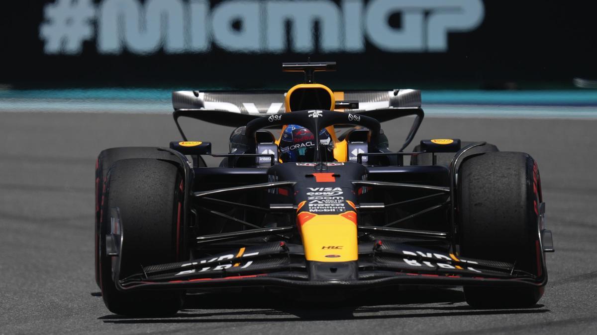 Max Verstappen, en el circuito de Miami.