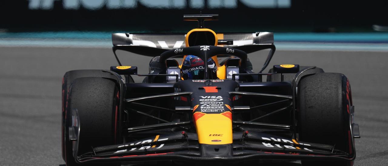Verstappen domina una atípica clasificación sprint en Miami