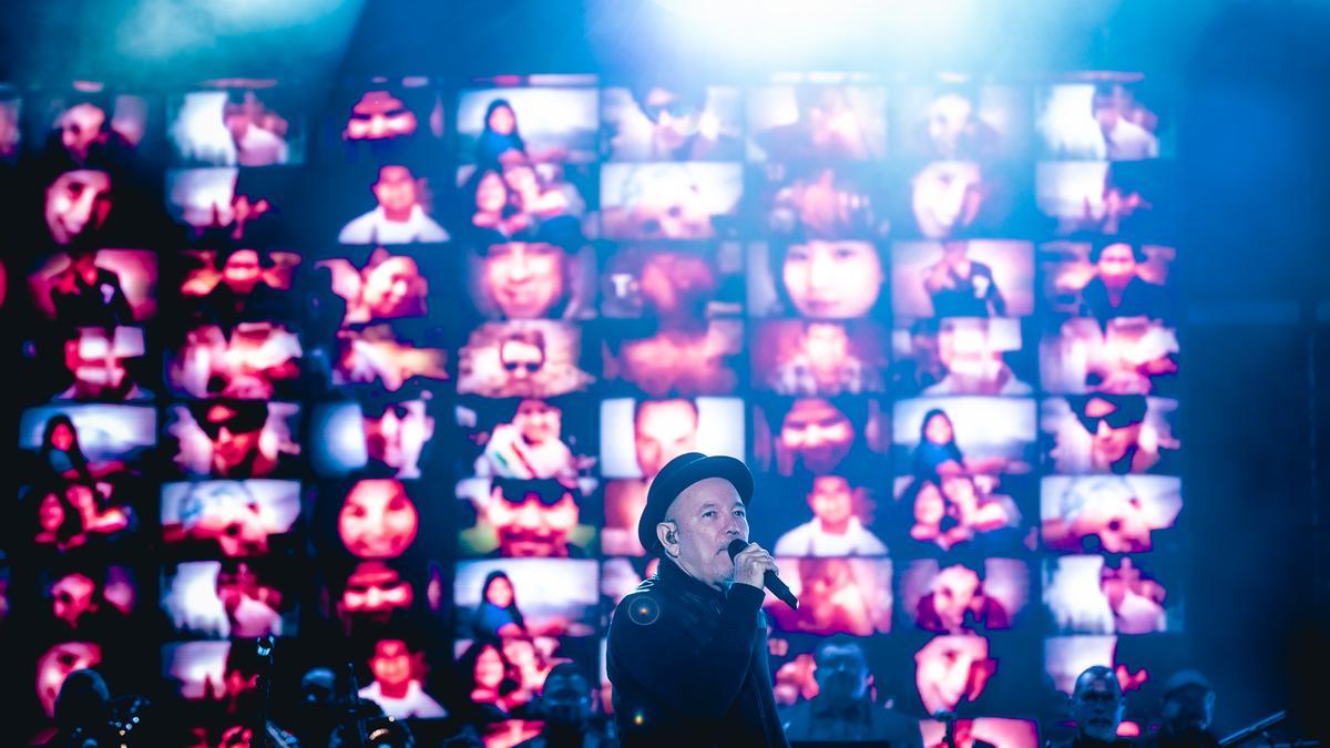 Rubén Blades, en el concierto que ofreció en Pirineos Sur en 2023.