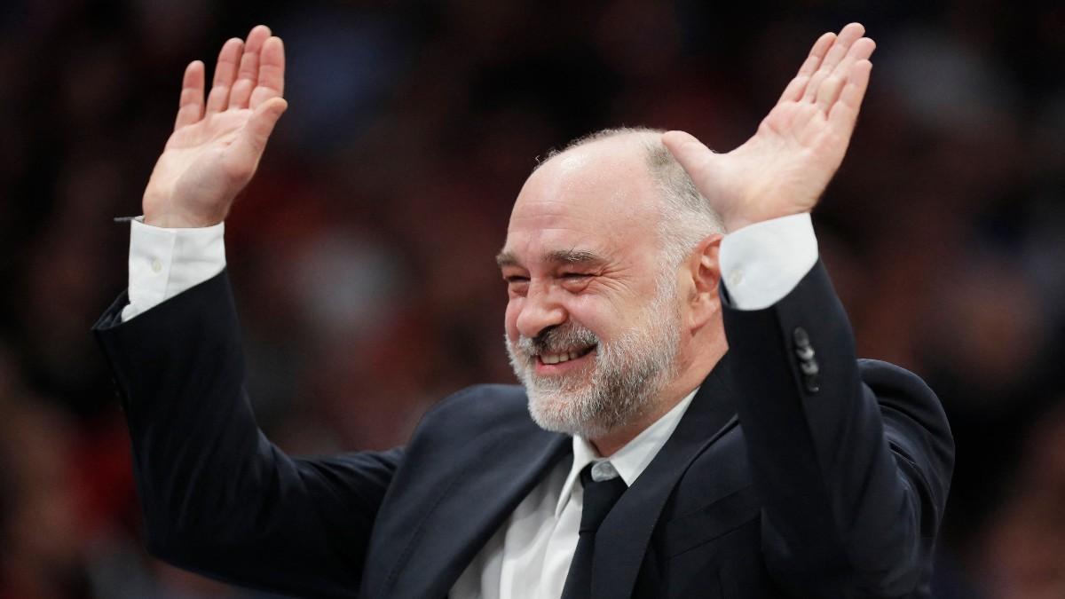 Laso, durante el duelo contra el Barça