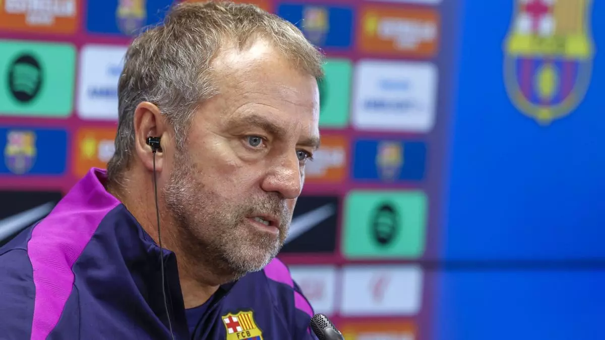 Flick desmiente presiones de Deco por Lamine y ensalza la "actitud muy profesional" del jugador