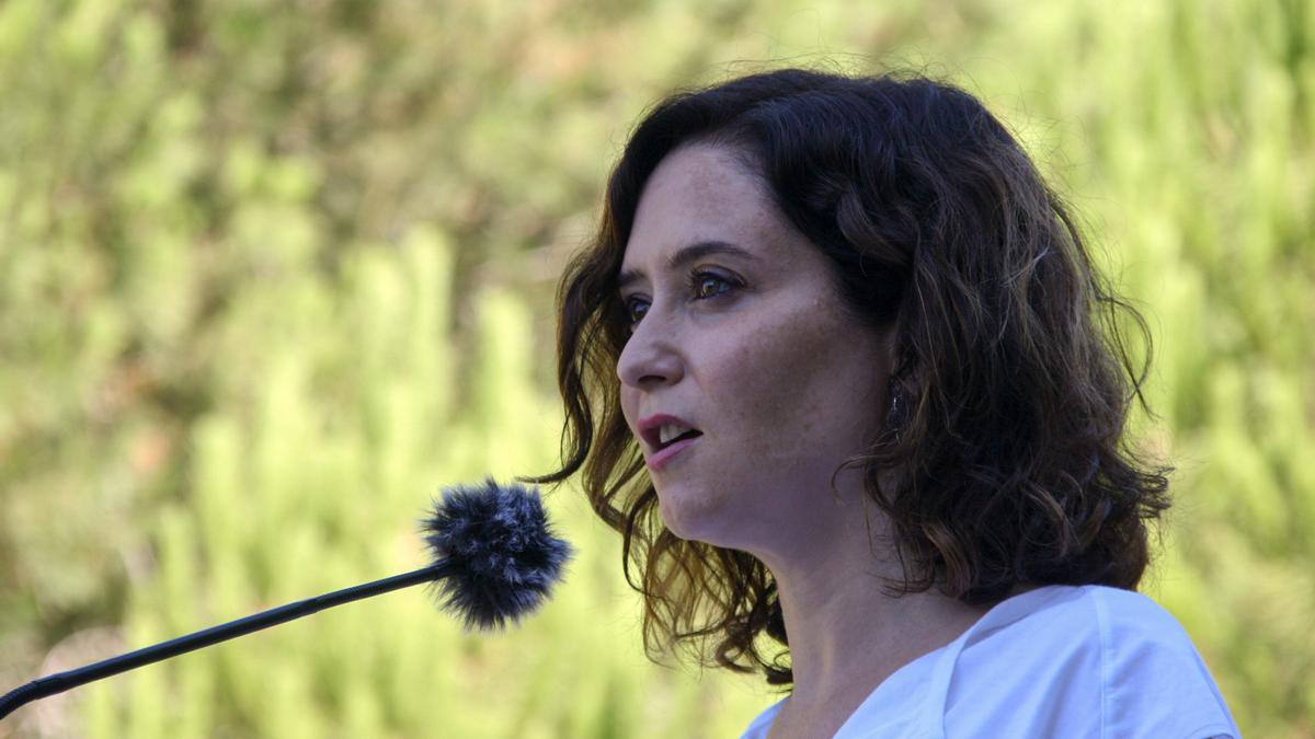 La presidenta de la Comunidad de Madrid, Isabel Díaz Ayuso.