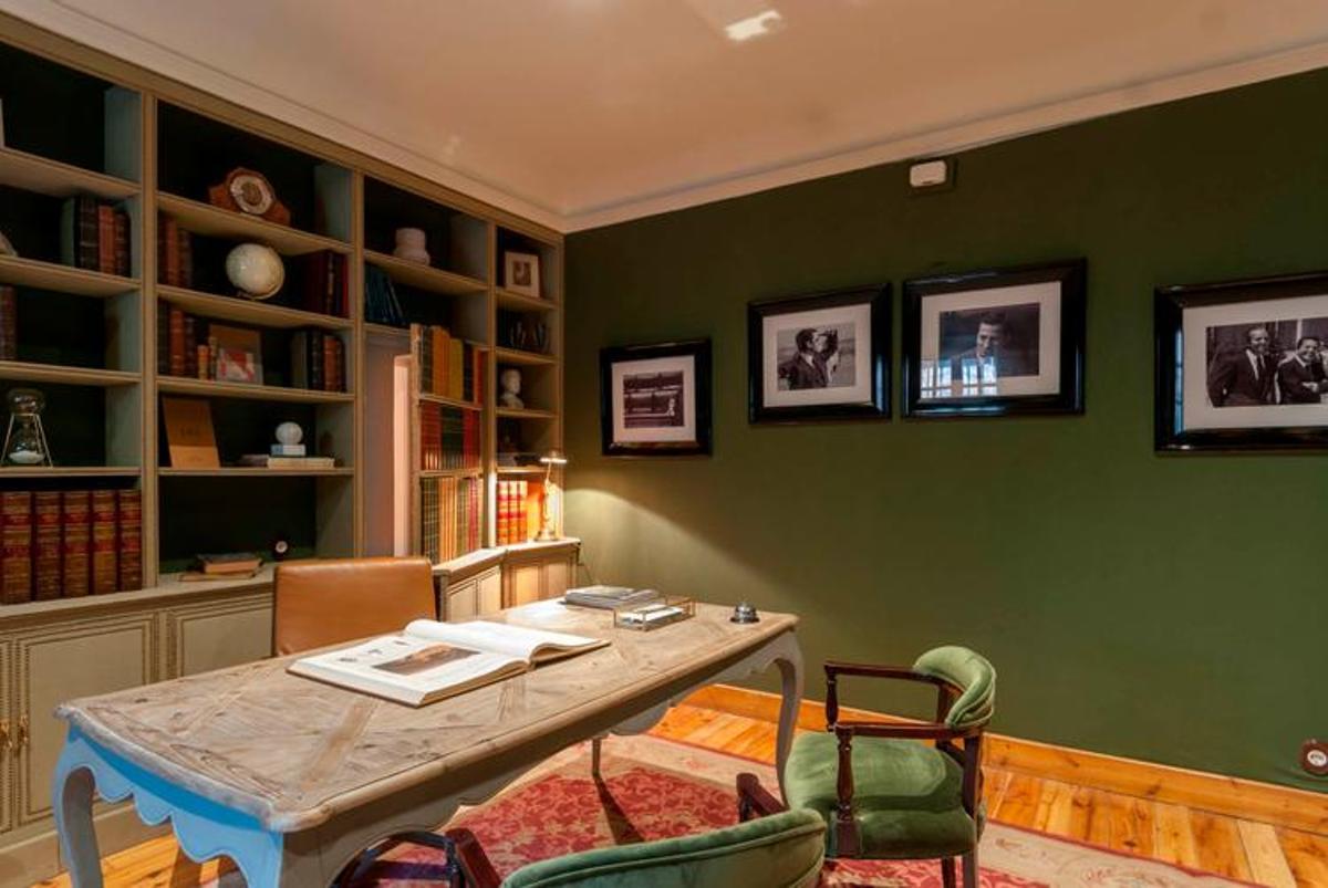 Despacho del Presidente, actualmente la zona de 'check-in' en el hotel 'La Casa del Presidente'