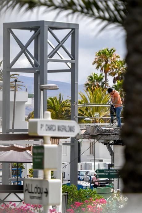 OBRAS ILEGALES CERCA DE LA CHARCA DE MASPALOMAS