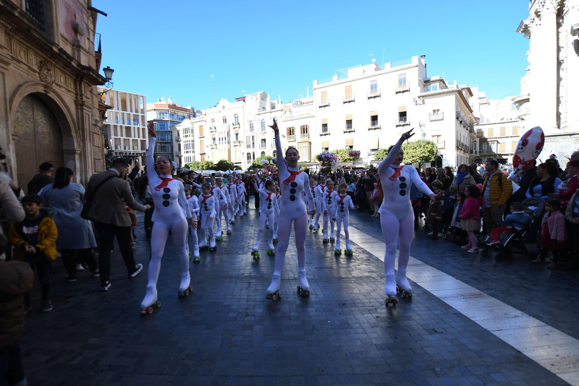 Las mejores imágenes del desfile de Papá Noel en Murcia